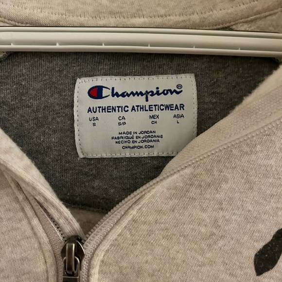 College sweatshirt/halfzip | Size M/L | Champion - Picture 2 of 4